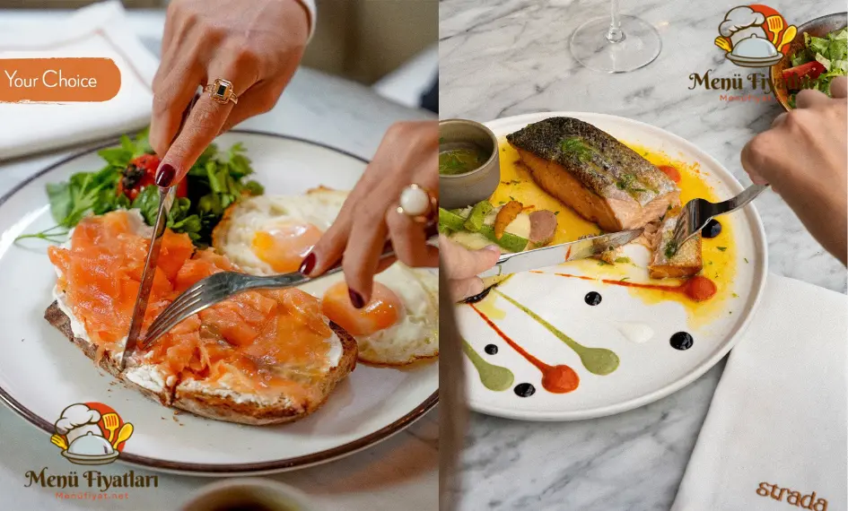 Strada Menü Fiyatları - İstanbul Suadiye'de bulunan bir İtalyan restoranıdır. Strada menü fiyatları, kaliteli malzemeler, lezzetli yemekler ve şık ambiyans sunan bir restoran için oldukça makuldür. Strada menüsünde, klasik İtalyan pizzalarından, taze makarnalardan, et ve balık yemeklerinden, sushiden ve tatlılardan oluşan geniş bir seçenek bulunmaktadır. Strada, ayrıca, kokteyl, şarap, soğuk ve sıcak kahve gibi içecekler de sunmaktadır. Strada, hem iş hem de eğlence amaçlı yemek yemek isteyenler için ideal bir mekandır.